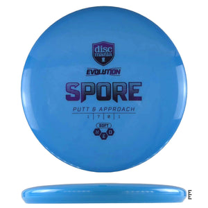 Discmania Evolution Soft Neo Spore - Sky Blue - Powergrip USA