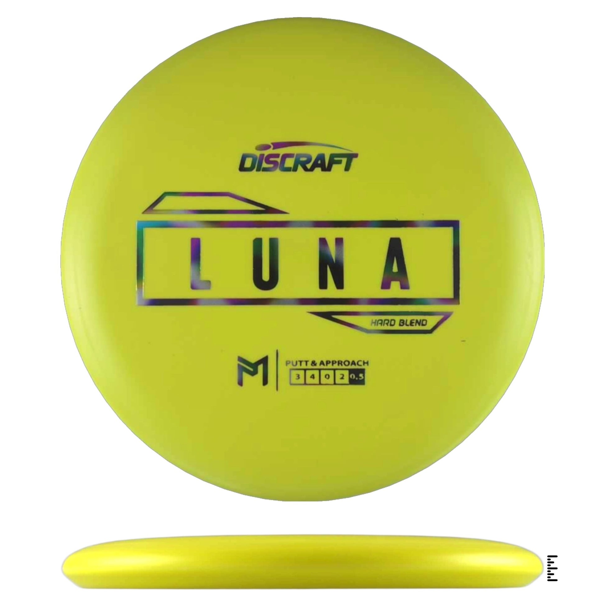 Discraft Putter Line Hard Luna - Yellow - Powergrip USA