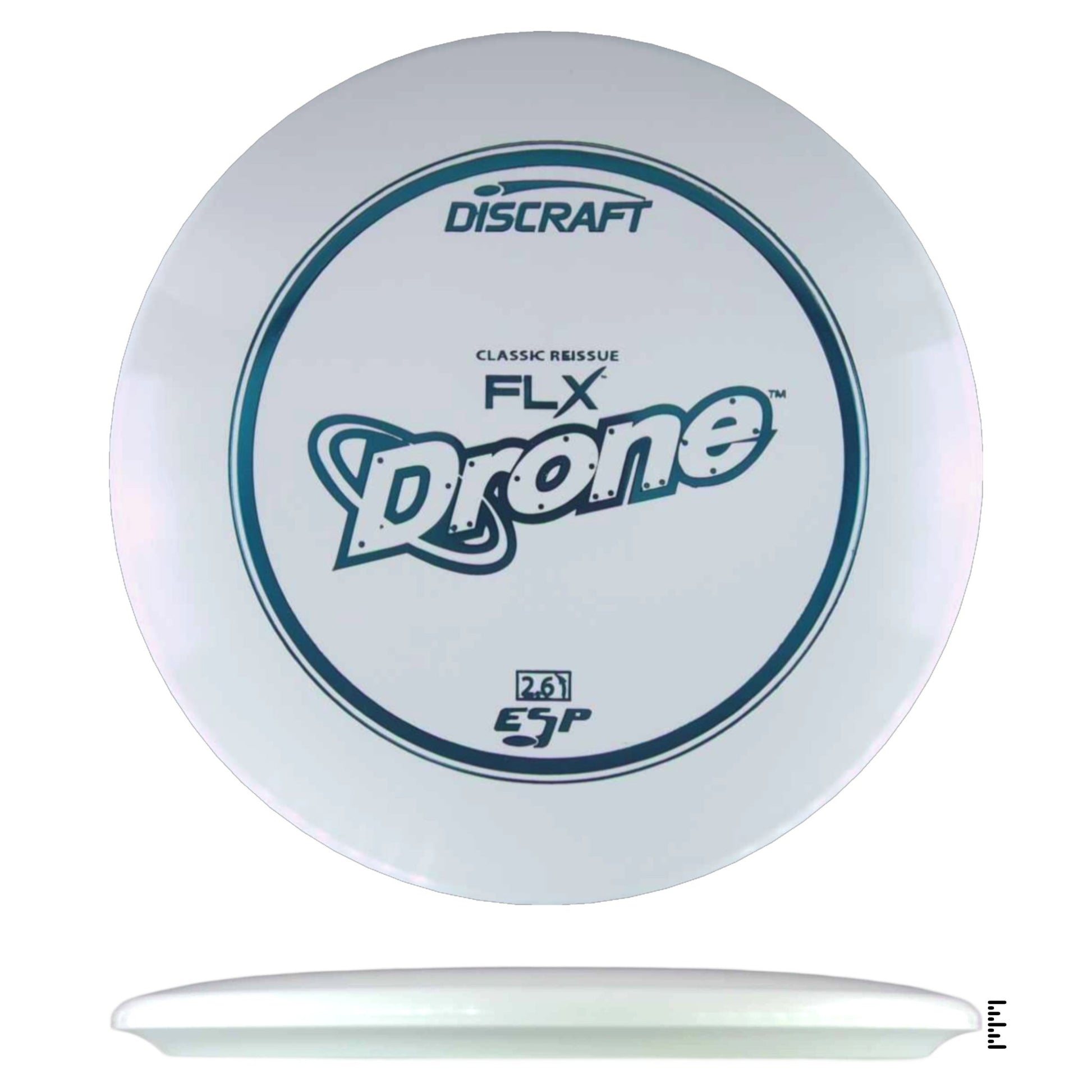 Discraft ESP FLX Drone - Classic Reissue - White - Powergrip USA