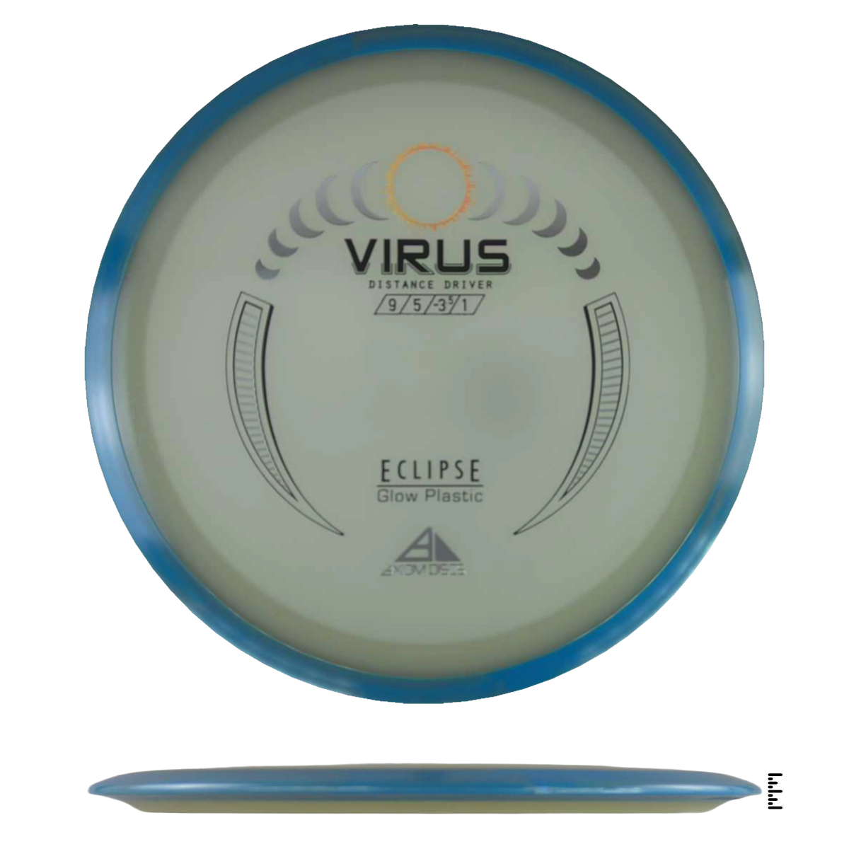 Eclipse Disc Axiom Discs Eclipse Virus - Glow Disc Golf Disc