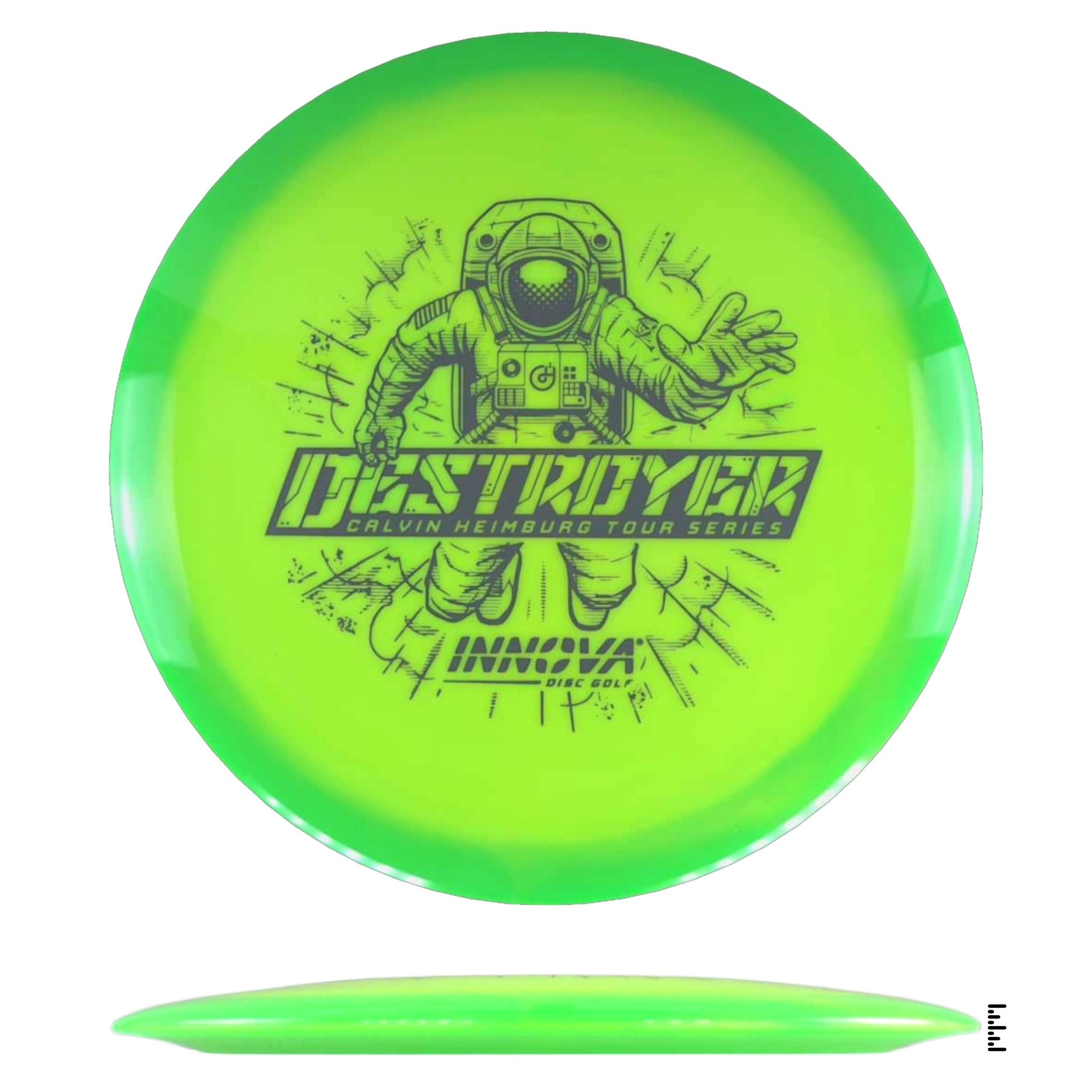 Innova Halo Destroyer 2025 Calvin Heimburg Tour Series - Yellow / Green - Powergrip USA