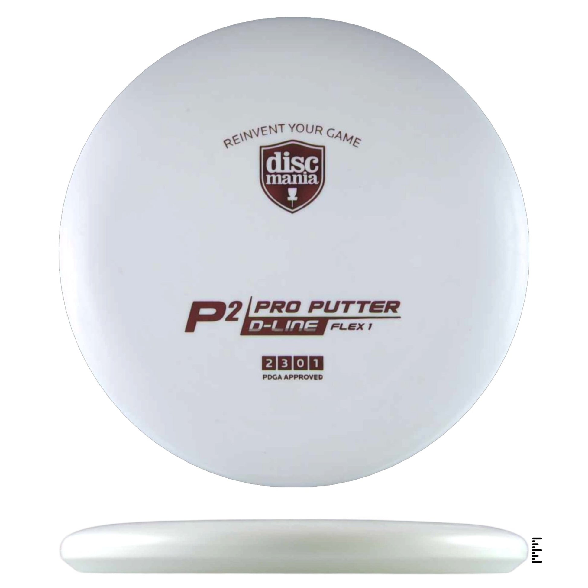 Discmania D - Line Flex 1 P2 Sky God Mini Stamp - White - Powergrip USA