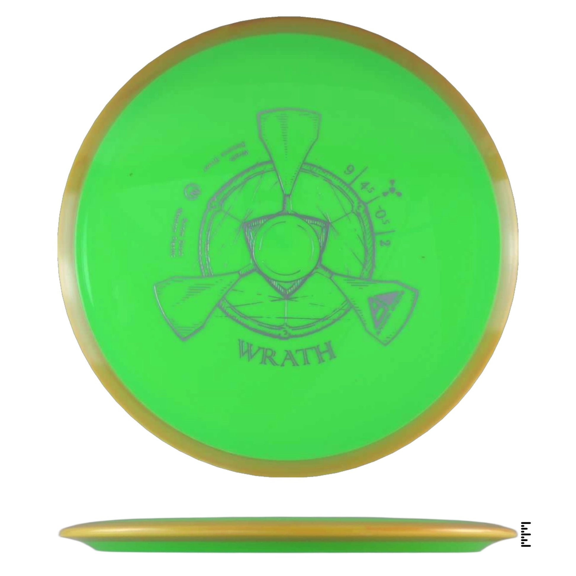 Axiom Discs Neutron Wrath - Lime / Sand - Powergrip USA
