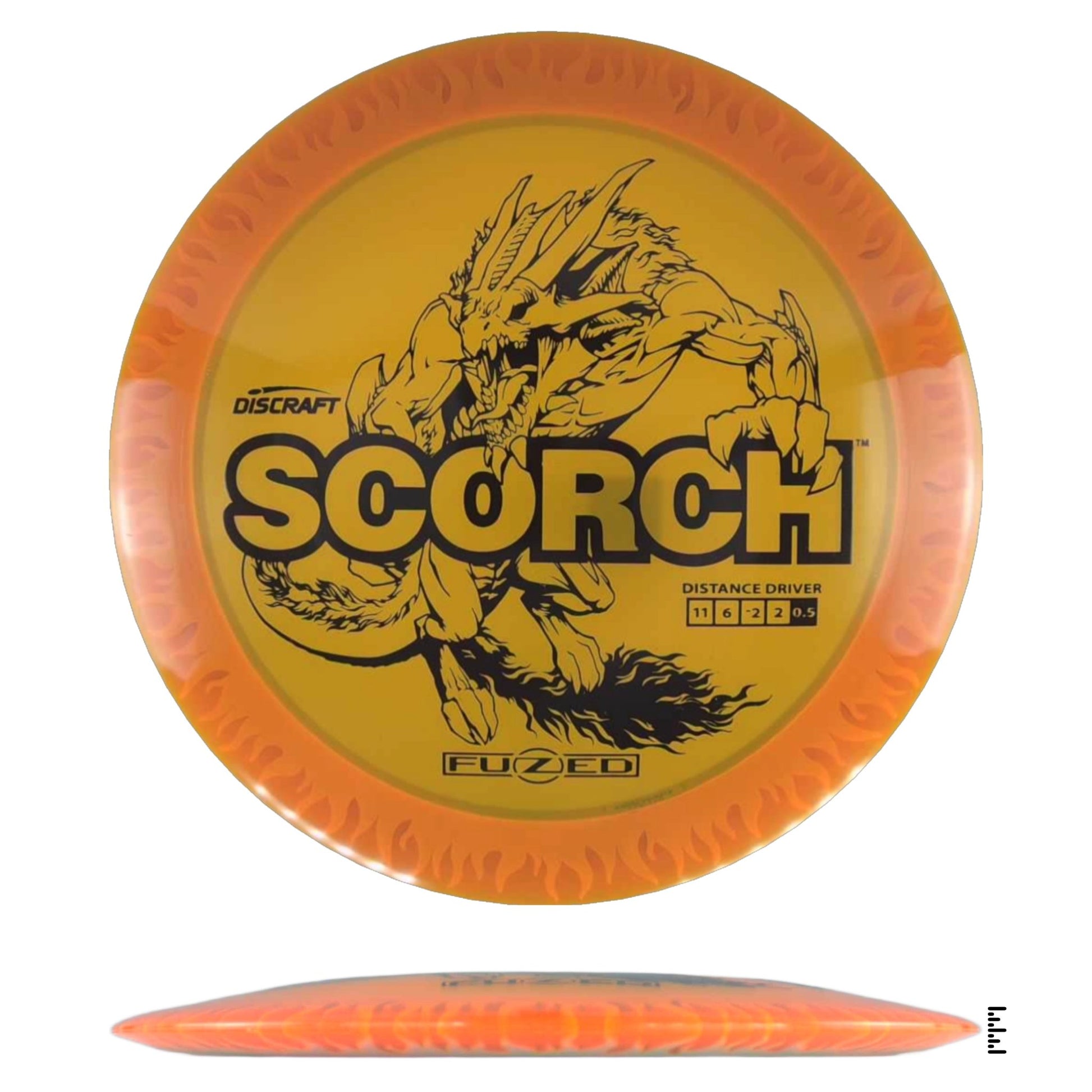 Discraft Fuzed Line Scorch - Orange / Light Pink - Powergrip USA