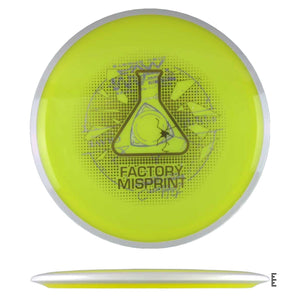 Axiom Discs Neutron Crave Factory Misprint - Fluorescent Yellow / White - Powergrip USA