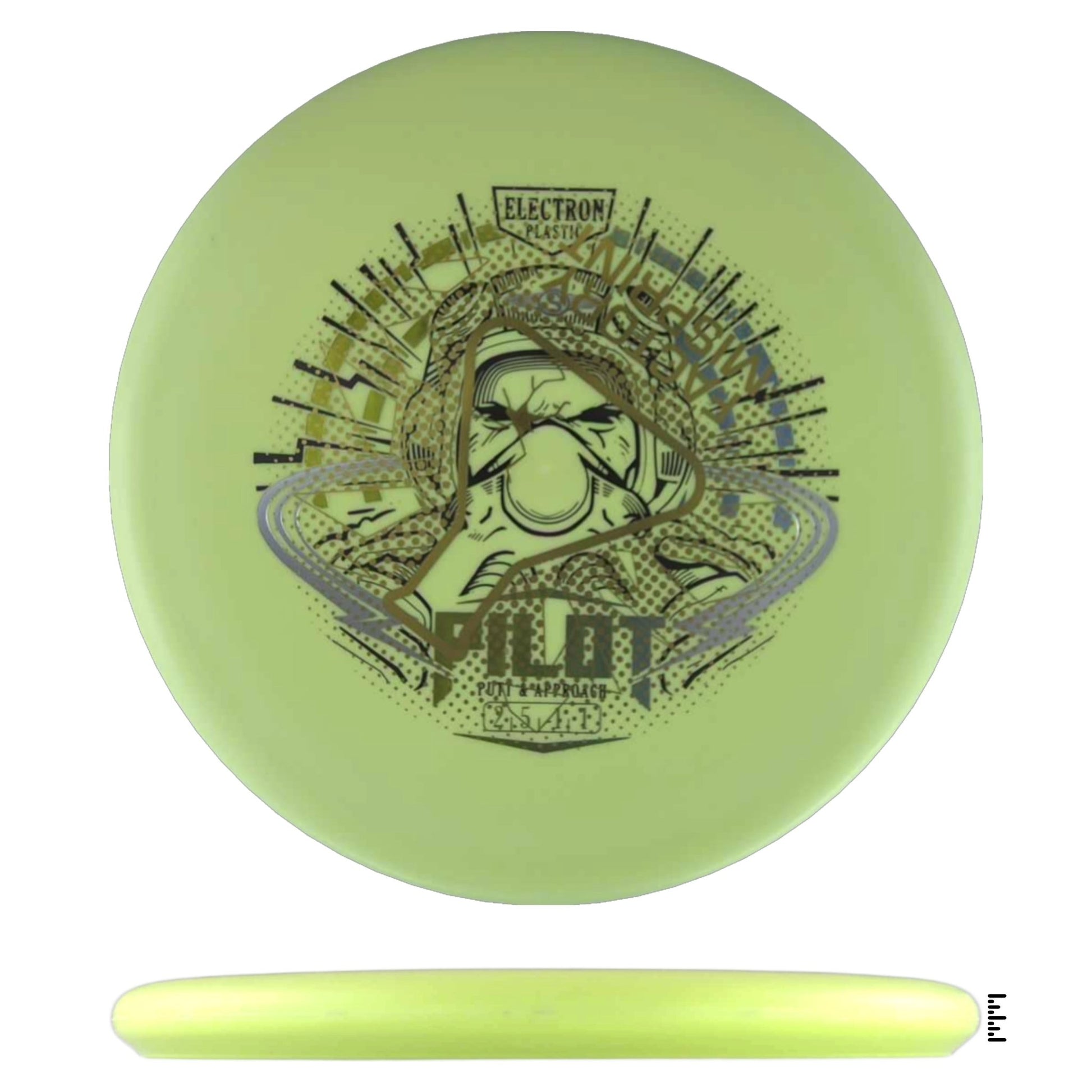 Streamline Discs Electron Pilot Factory Misprint - Fluorescent Yellow - Powergrip USA