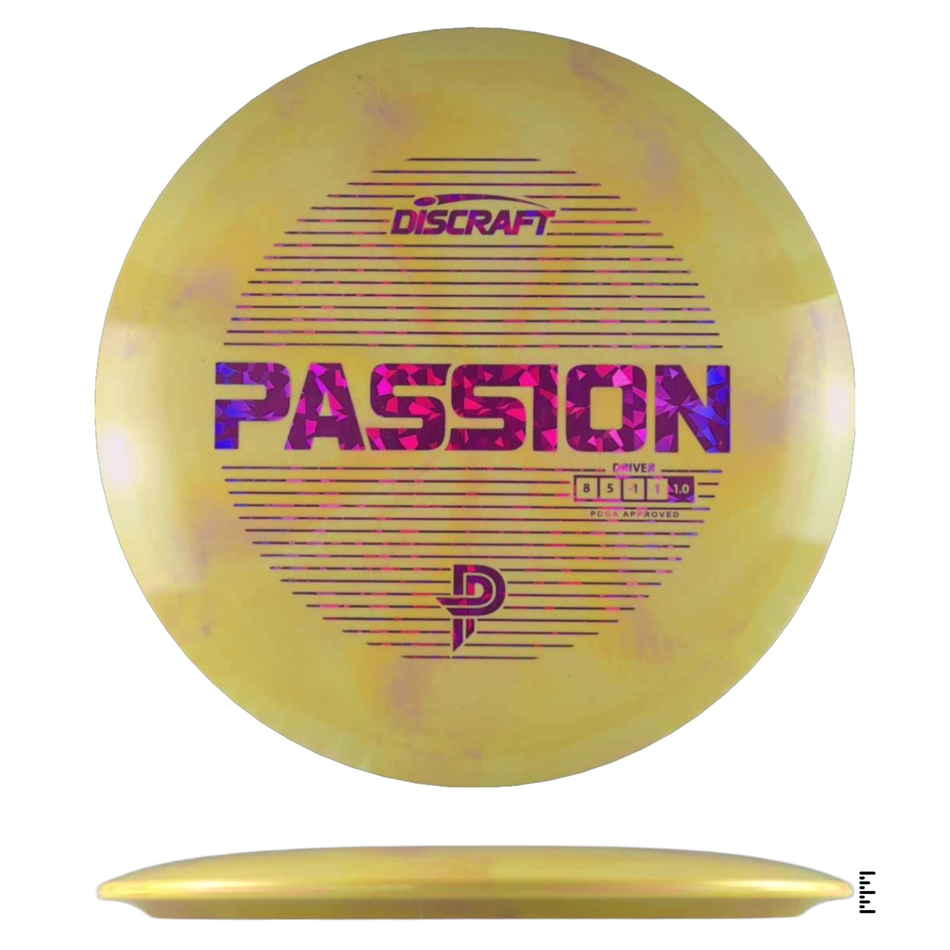 Discraft ESP Swirl Passion Paige Pierce - Yellow - Powergrip USA