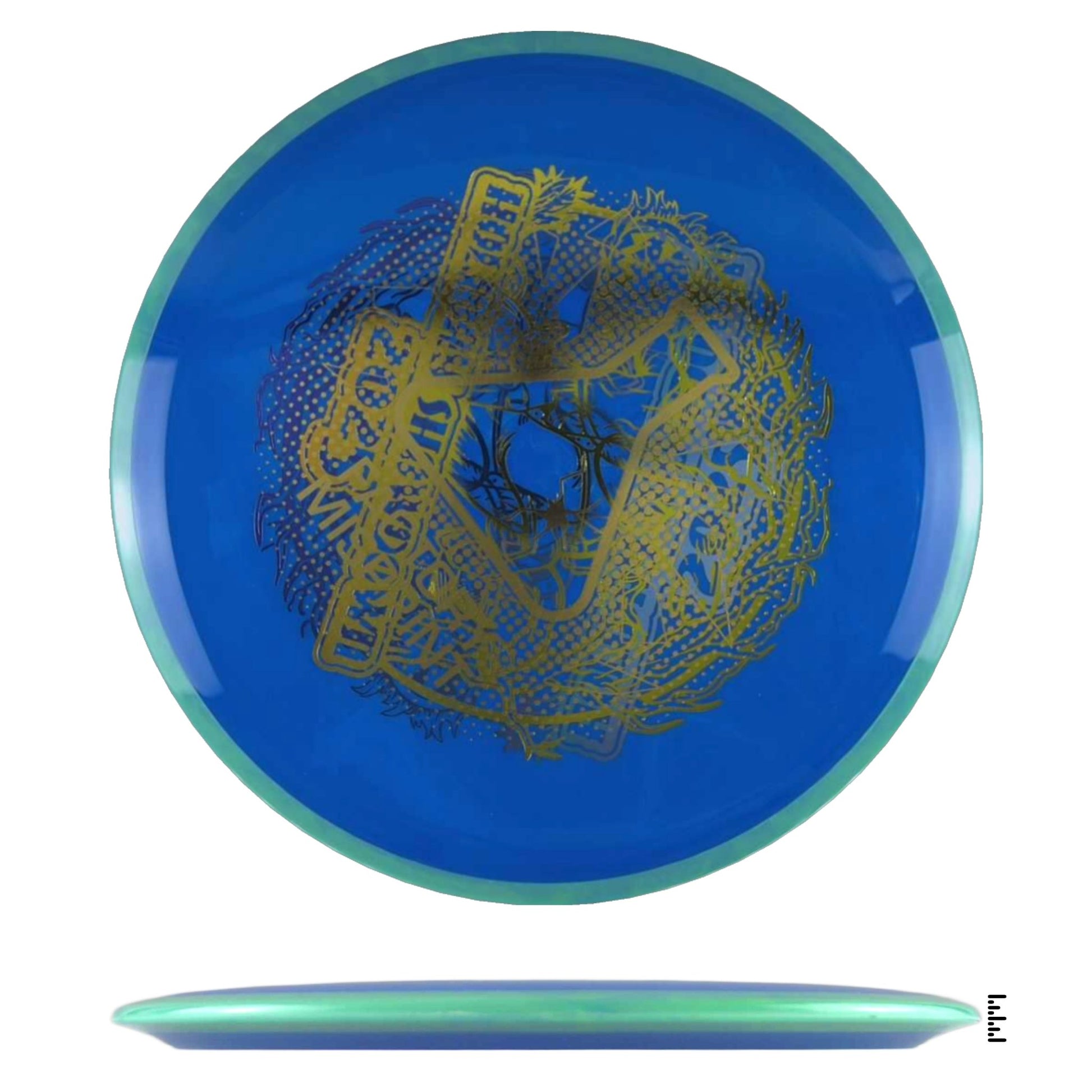 Axiom Discs Neutron Crave Factory Misprint - Blue / Turquoise - Powergrip USA