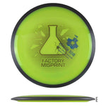 MVP Disc Sports Neutron Trail Factory Misprint - Fluorescent Yellow - Powergrip USA