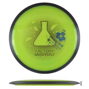 MVP Disc Sports Neutron Trail Factory Misprint - Fluorescent Yellow - Powergrip USA