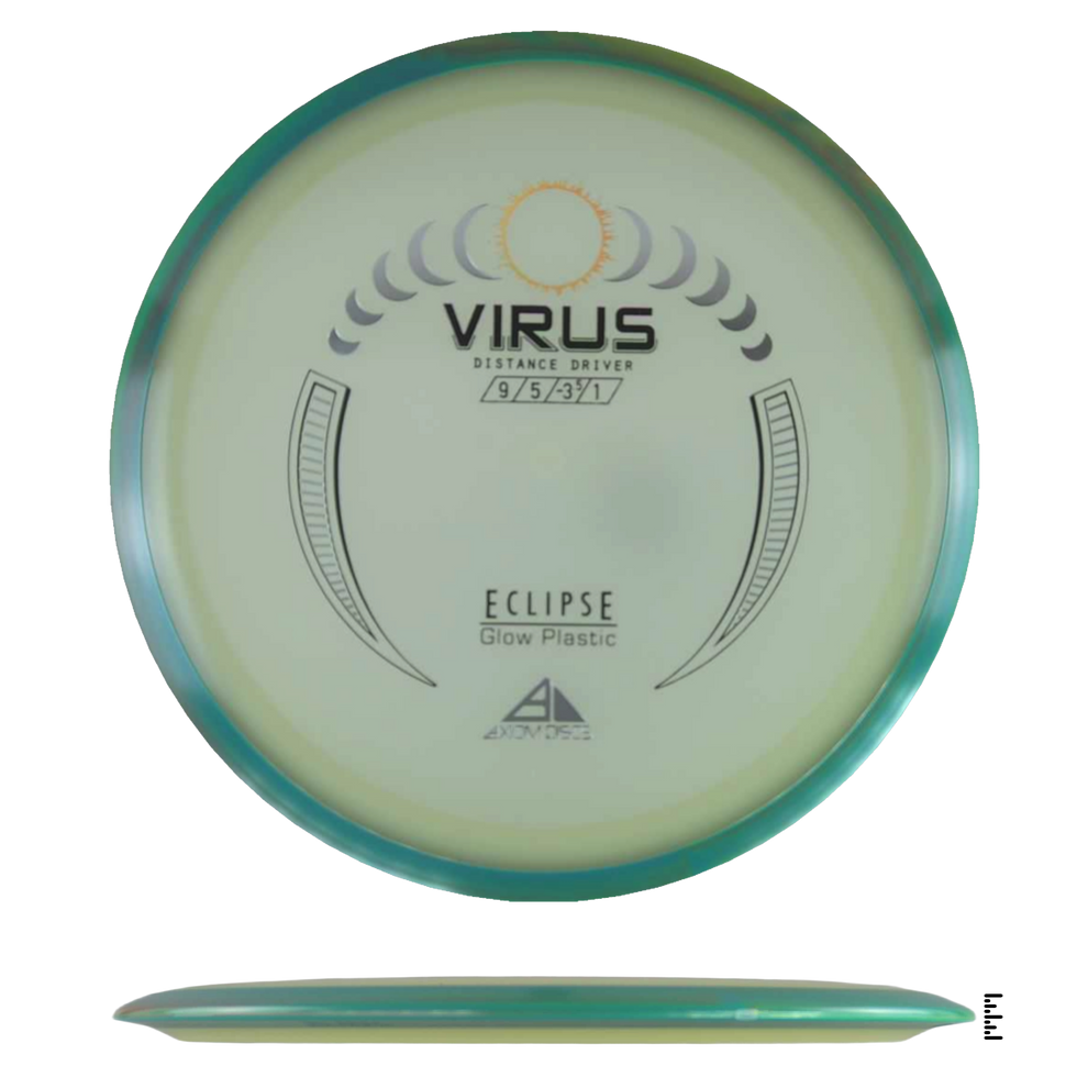 Axiom Discs Eclipse Virus - Glow Disc Golf Disc