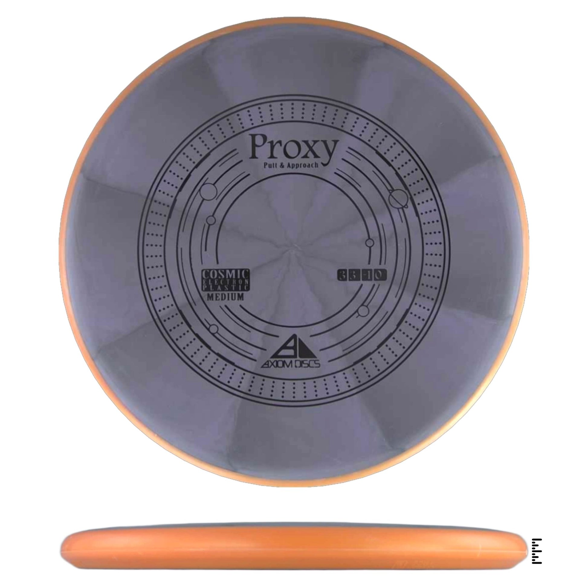 Axiom Discs Cosmic Electron Medium Proxy - Plum / Orange - Powergrip USA
