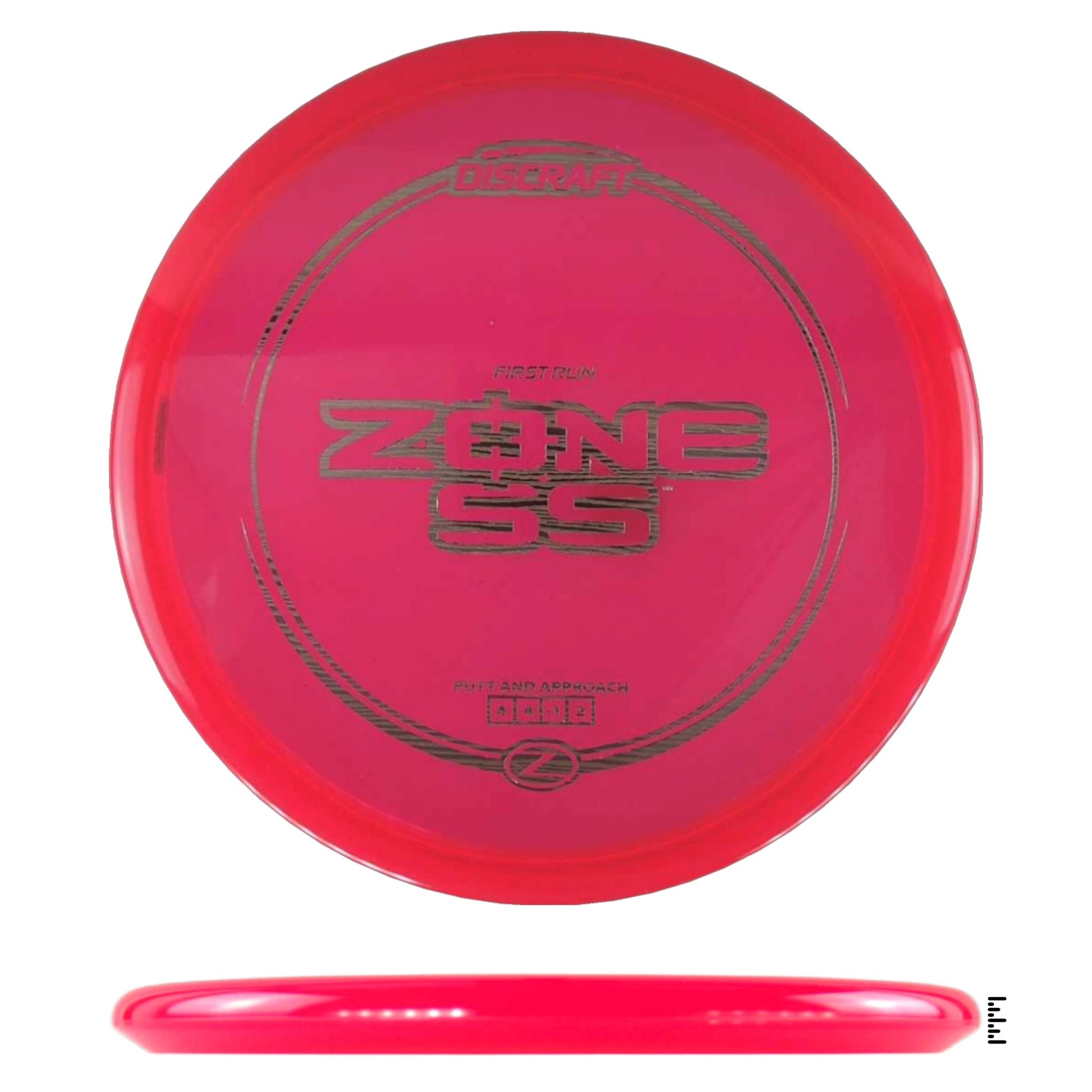 Discraft Z Line Zone SS - First Run - Red - Powergrip USA
