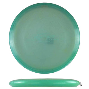 Green disc golf disc