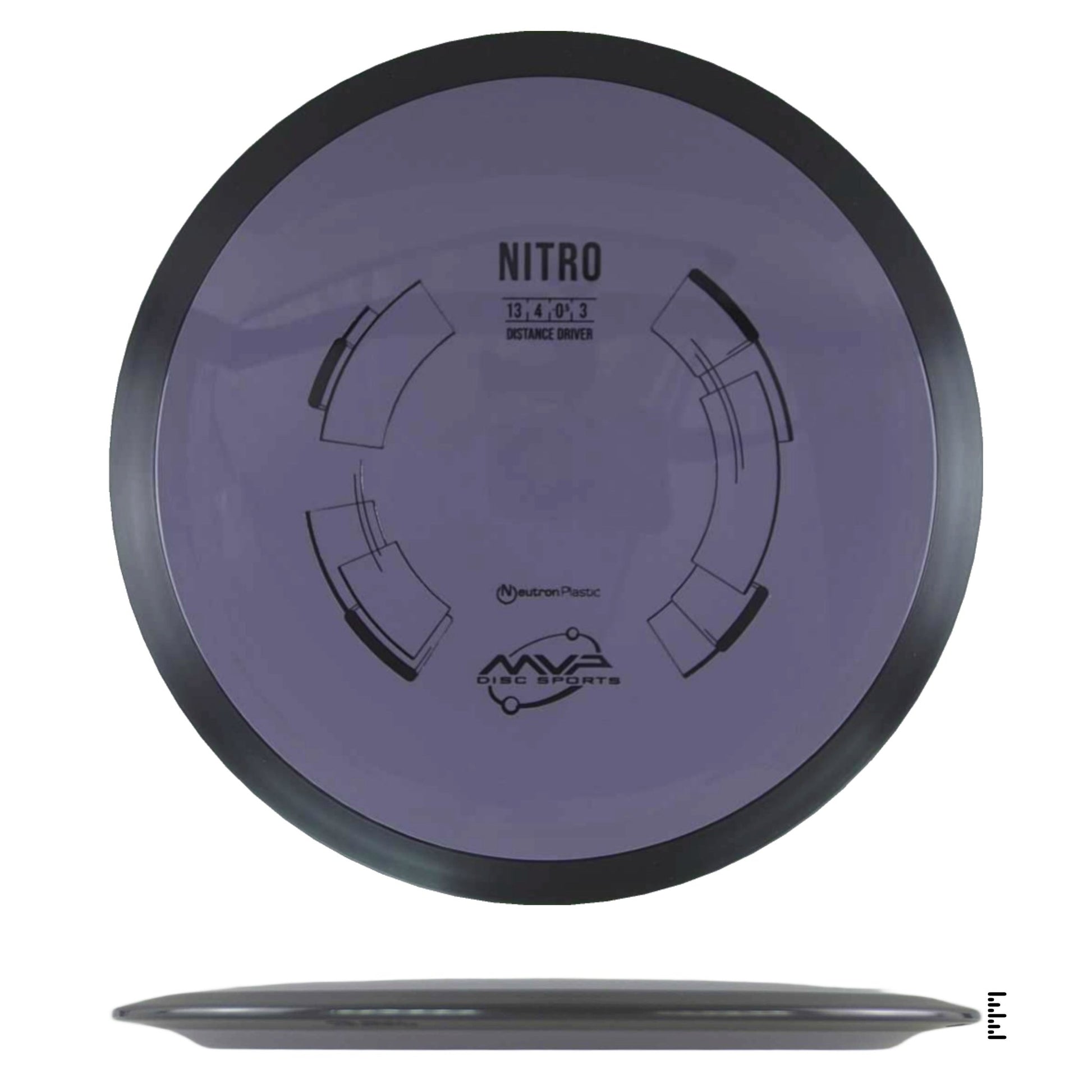 MVP Disc Sports Neutron Nitro - Dark Gray - Powergrip USA