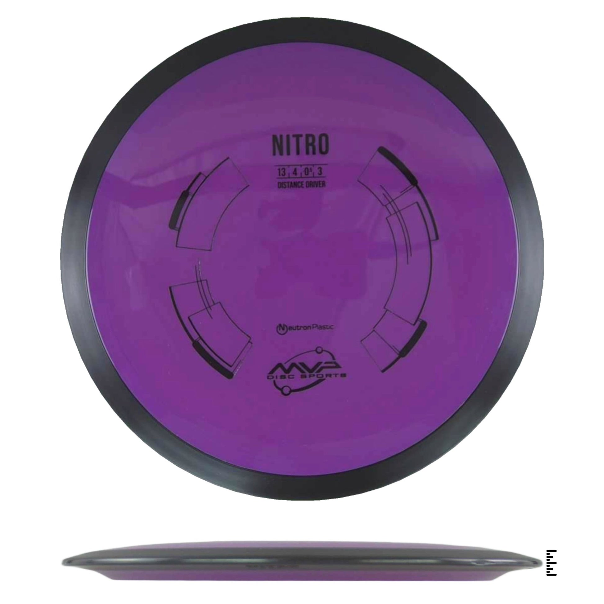 MVP Disc Sports Neutron Nitro - Violet - Powergrip USA