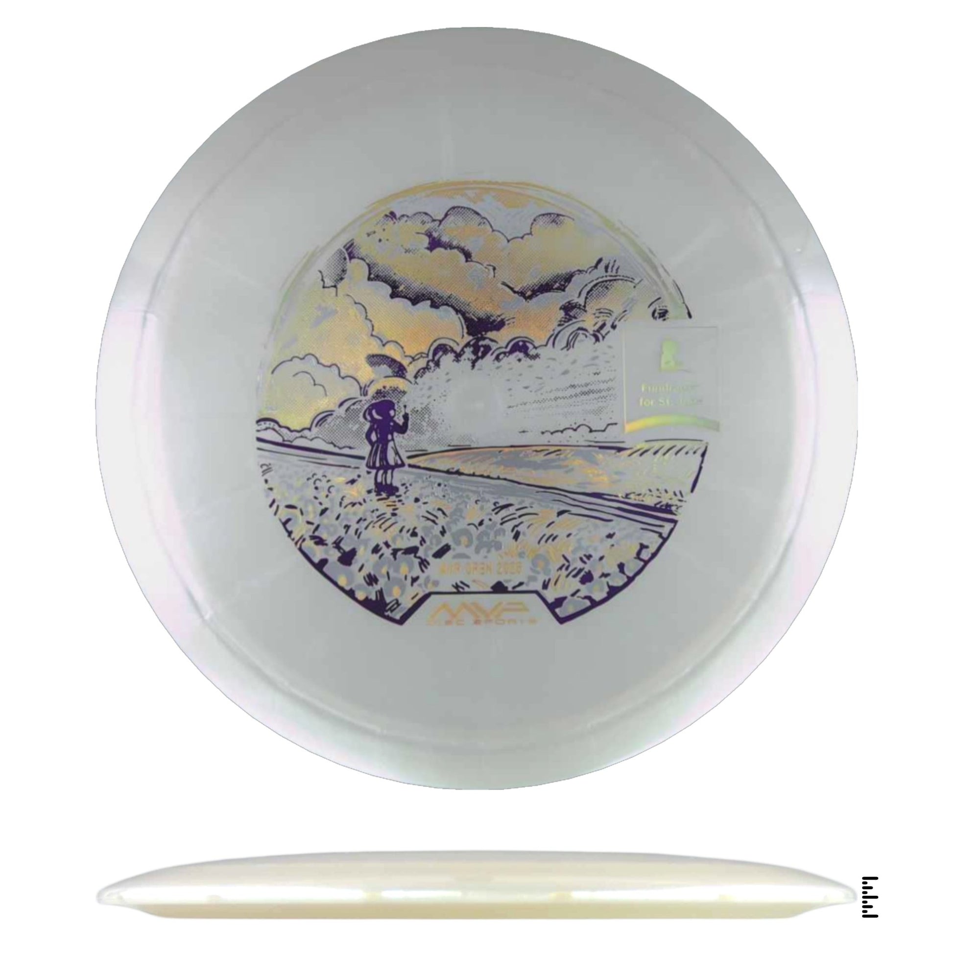 Streamline Discs Plasma Shift - Special Edition St. Jude Fundraiser - White - Powergrip USA