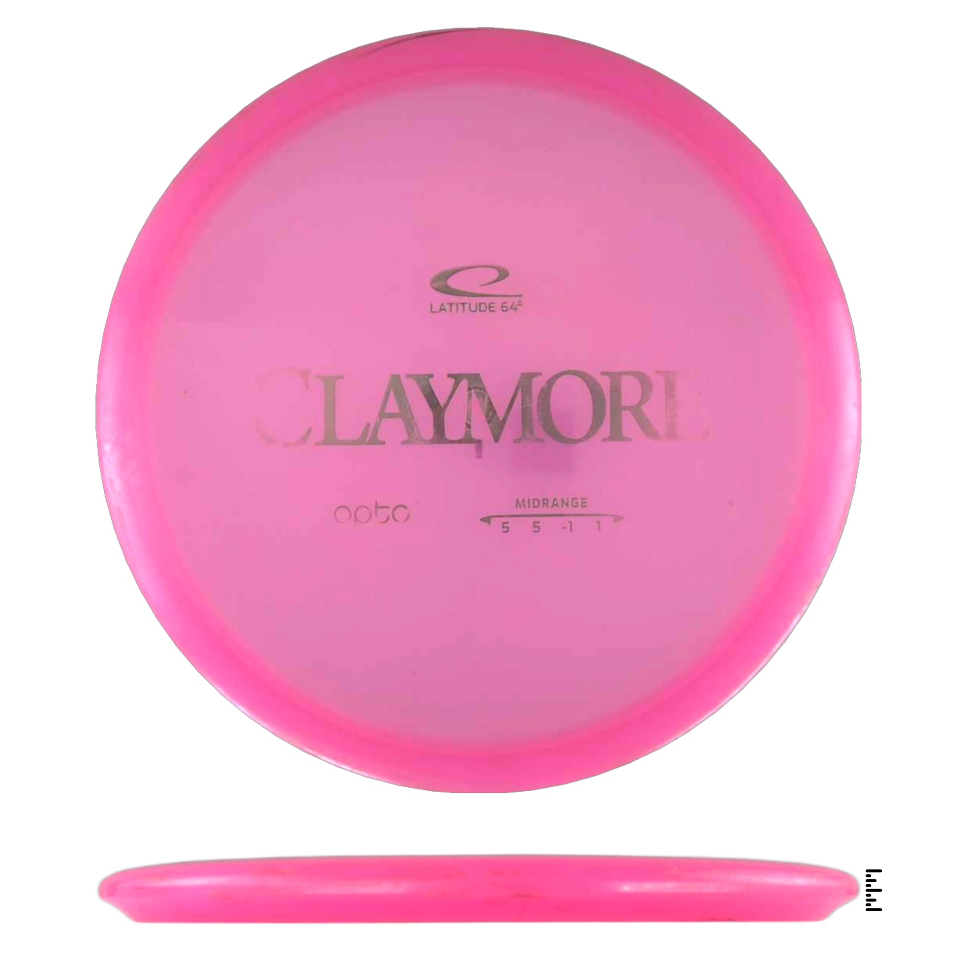 Pink Latitude 64 Claymore disc golf disc