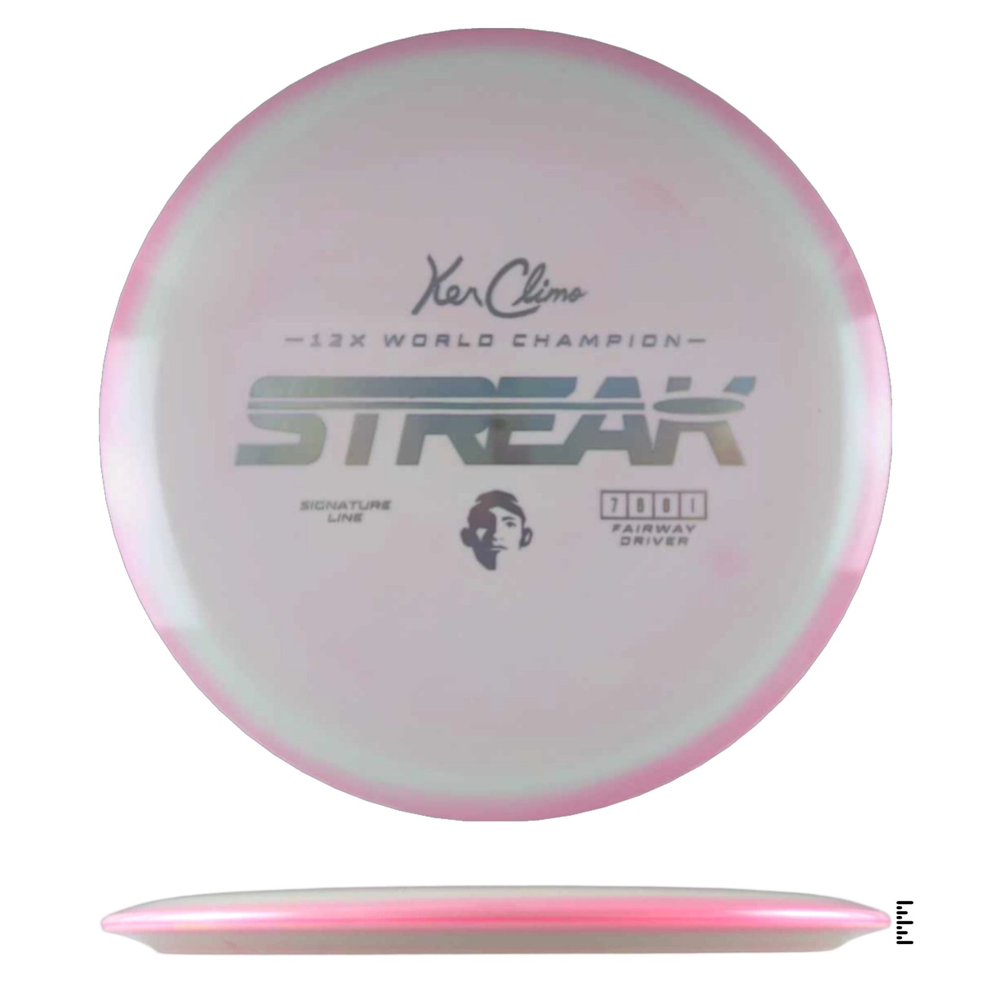 Climo Disc Golf Signature Line Streak - Unique - Powergrip USA
