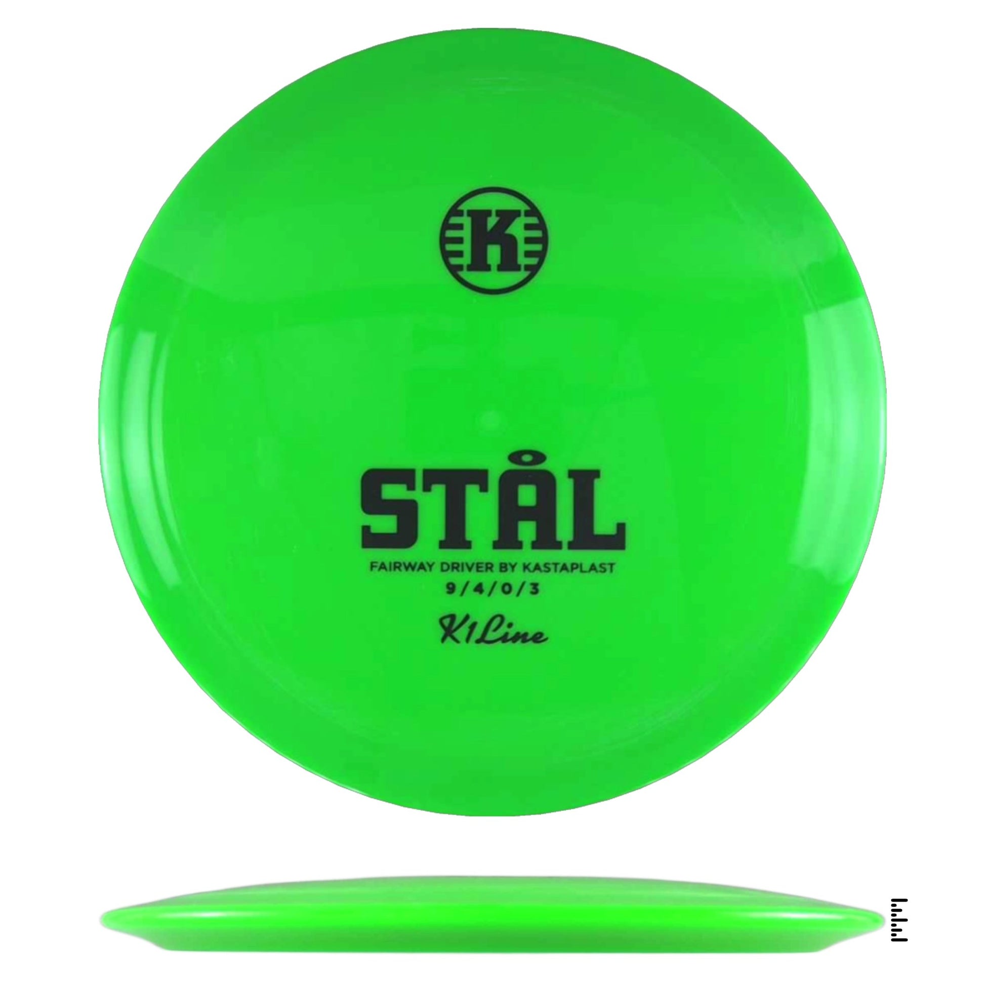 Kastaplast K1 Stål - Green - Powergrip USA