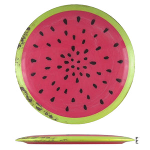 Watermelon disc golf disc