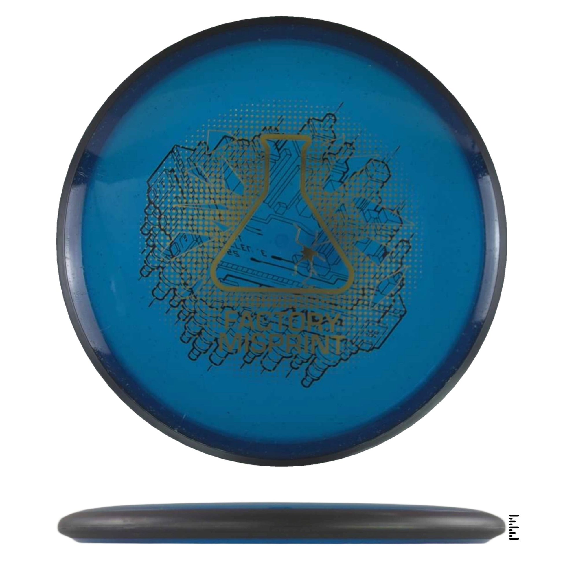 MVP Disc Sports Particle Glow Proton Uplink Factory Misprint - Blue - Powergrip USA