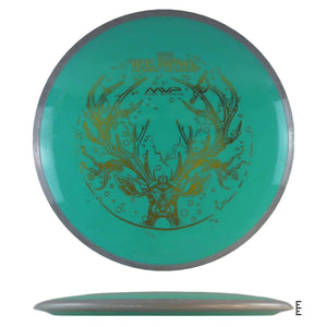 MVP disc golf disc with stag design