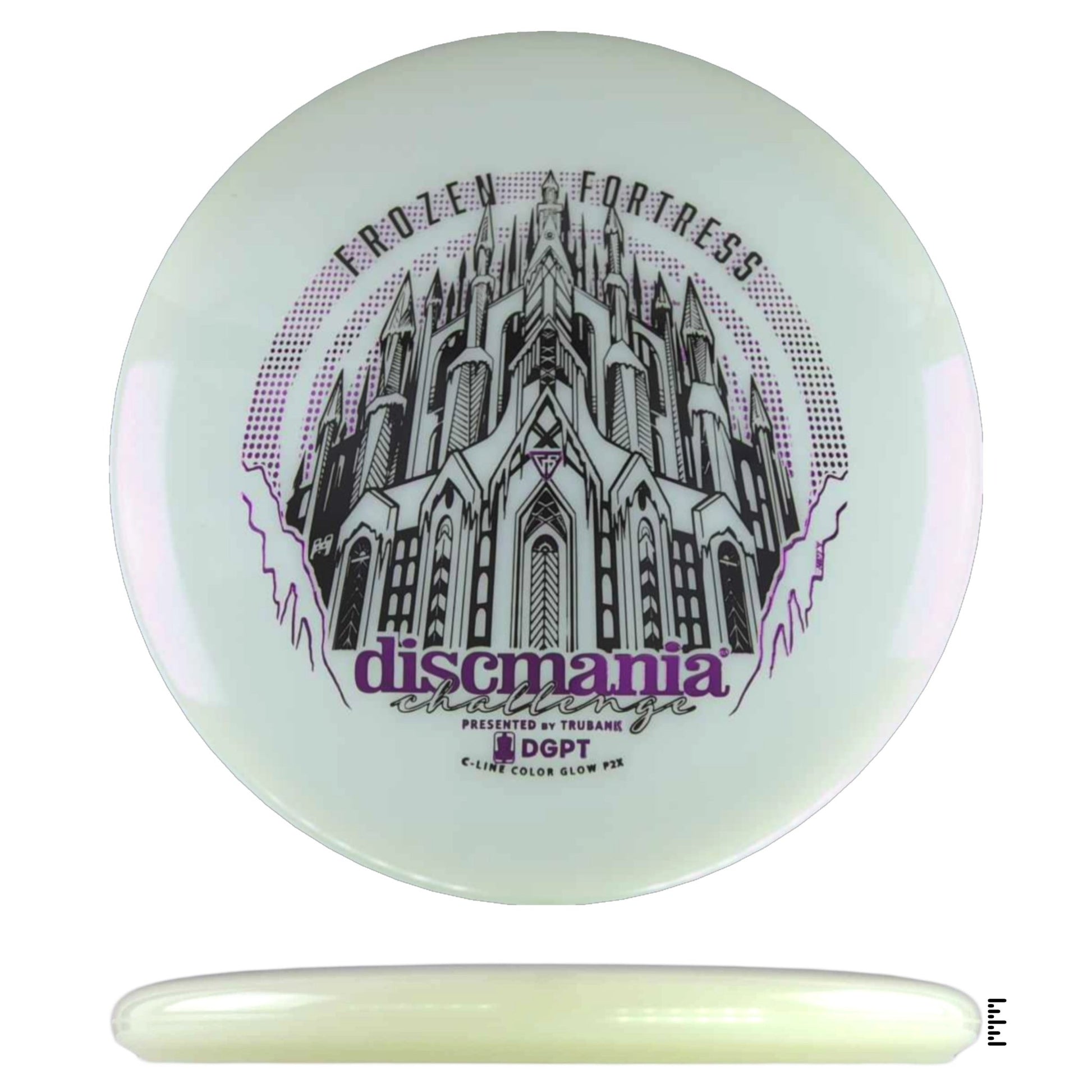Discmania Color Glow C - line P2x - Discmania Challenge Fundraiser - Pearl - Powergrip USA