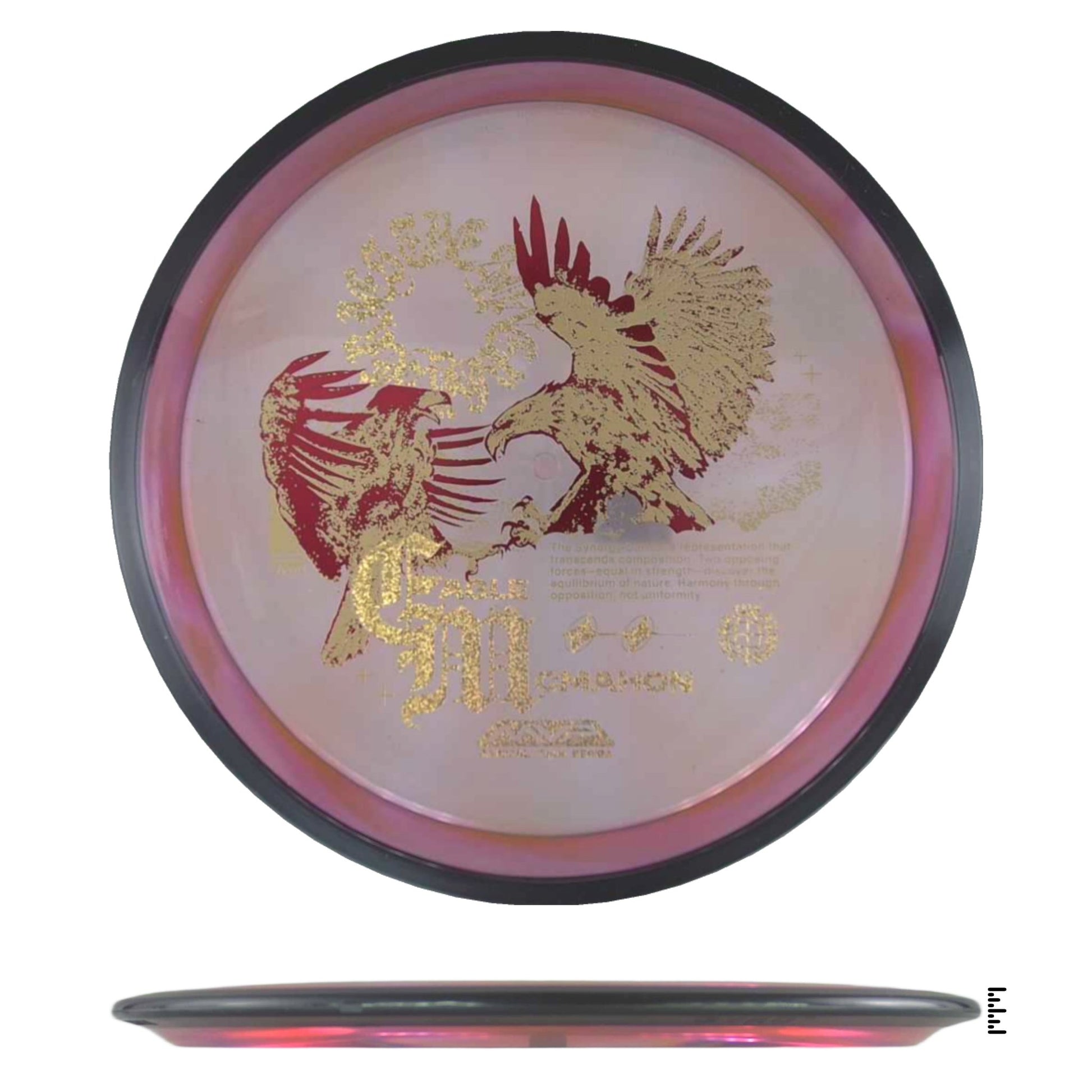 MVP Disc Sports Proton Resistor - Eagle McMahon Synergy Series - Pale Red - Violet - Powergrip USA