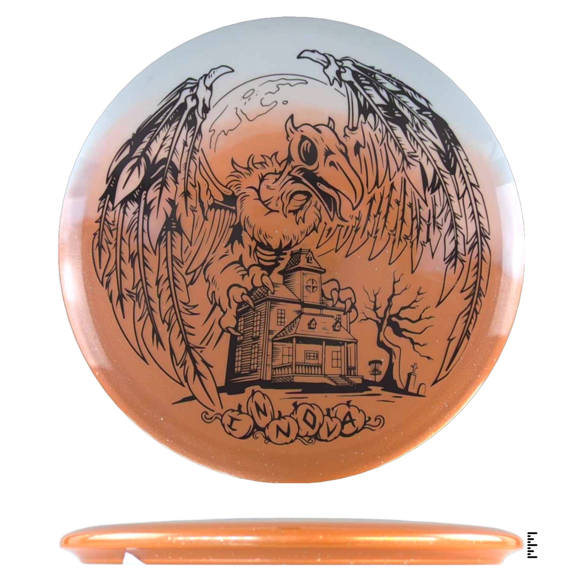 Innova Duo Roc3 - 2025 Halloween Edition - White / Orange - Duo - Powergrip USA