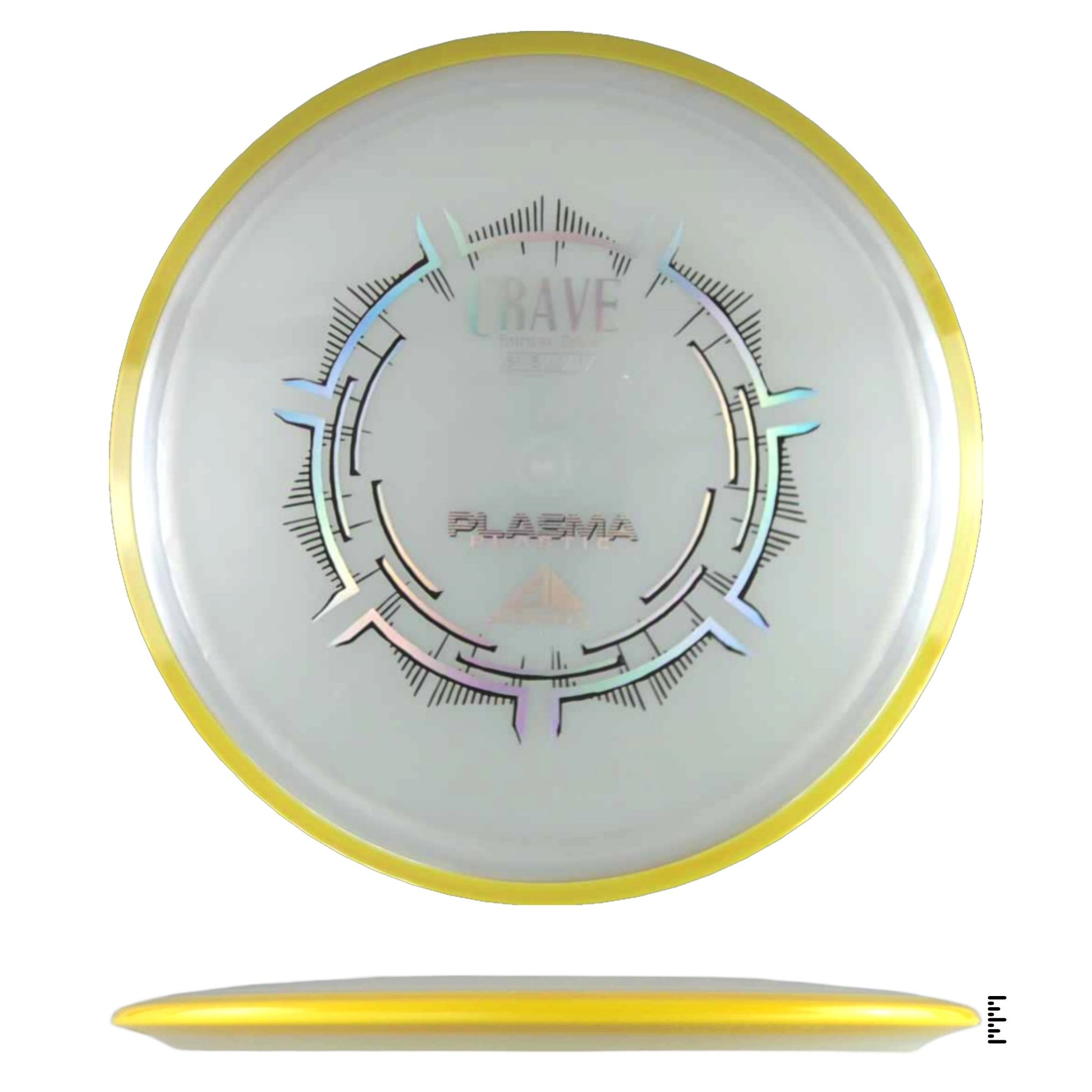 Axiom Discs Plasma Crave - White / Yellow - Powergrip USA