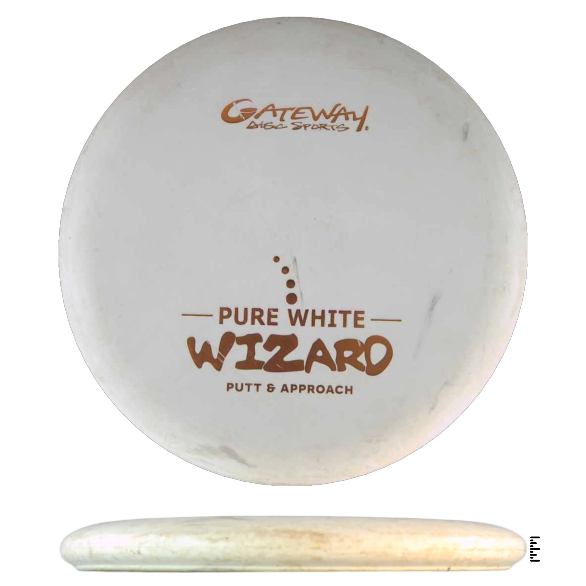 Gateway Pure White Wizard disc golf putter
