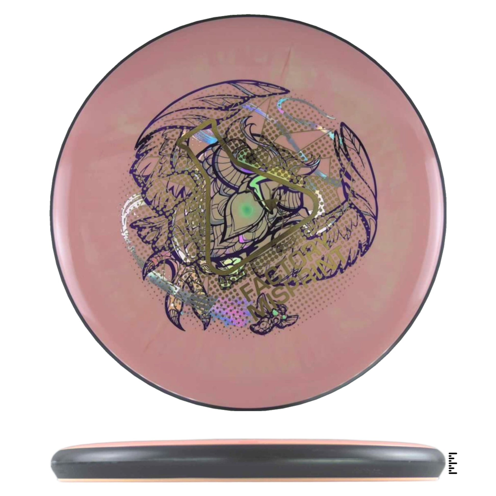 MVP Disc Sports Neutron Soft Glitch Factory Misprint - Unique - Powergrip USA