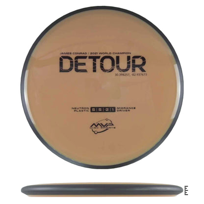 MVP Disc Sports Neutron Detour - Sand - Powergrip USA