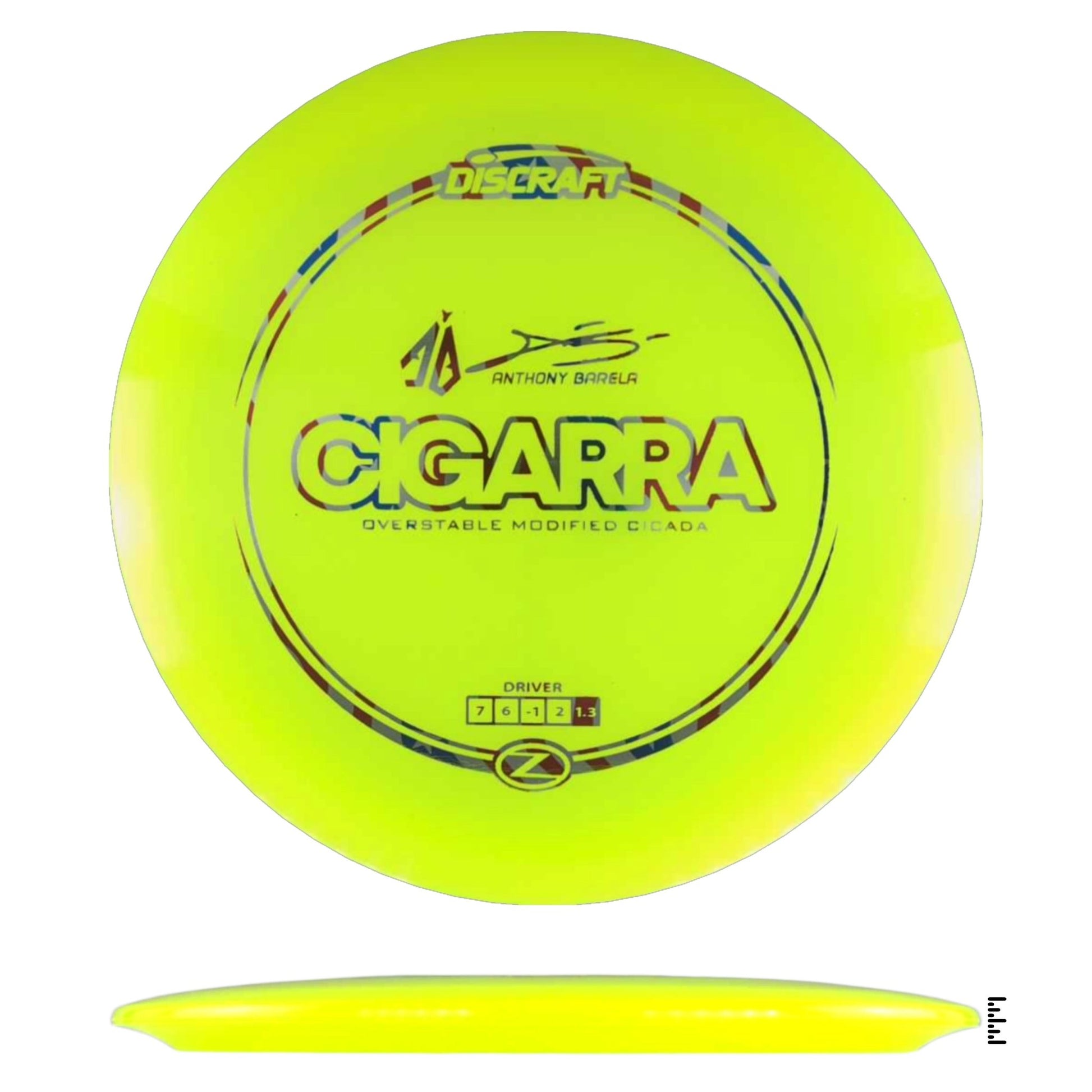 Discraft Z Line Cigarra - Anthony Barela - Yellow - Powergrip USA