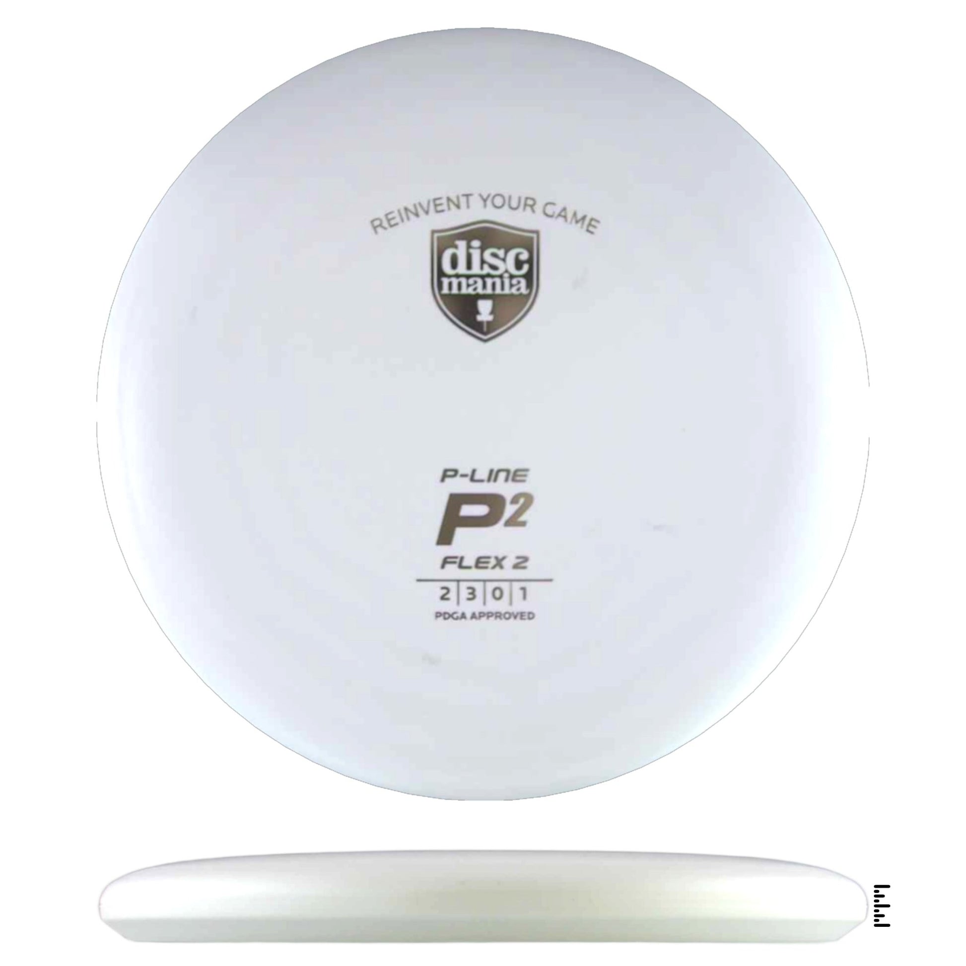 Discmania P - Line Flex 2 P2 - White - Powergrip USA