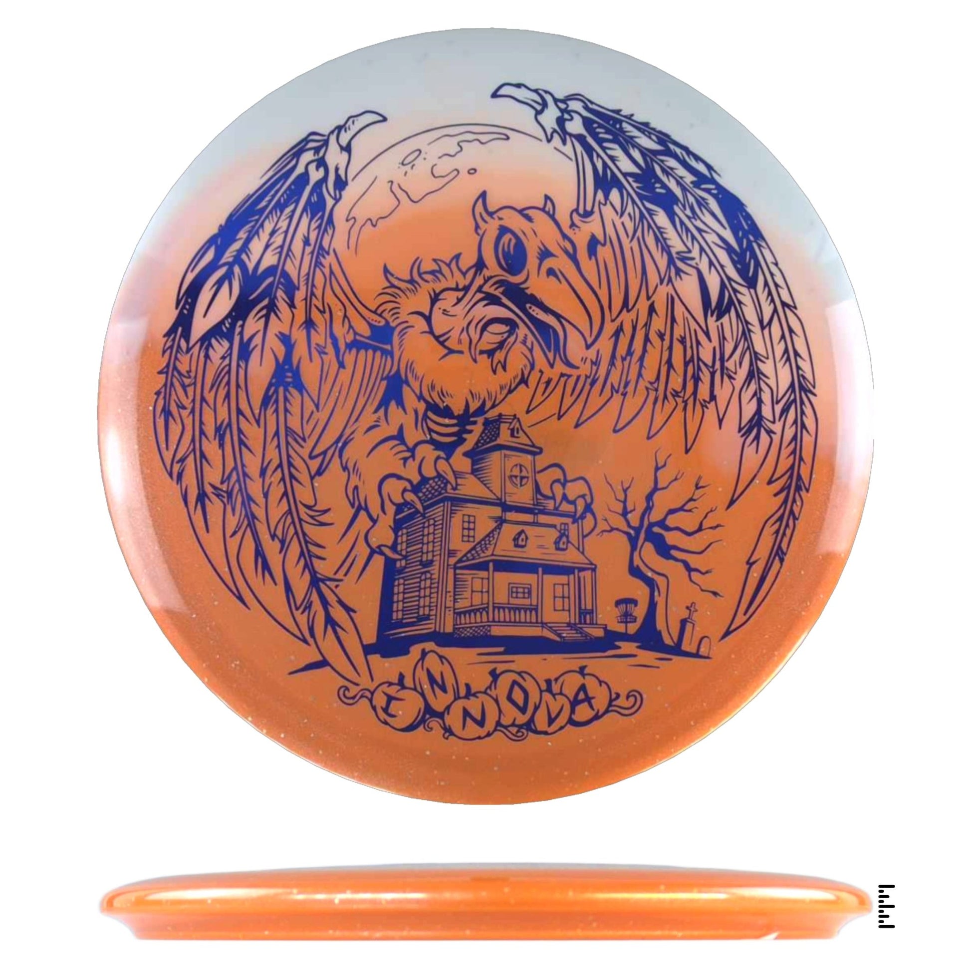 Innova Duo Roc3 - 2025 Halloween Edition - White / Orange - Duo - Powergrip USA