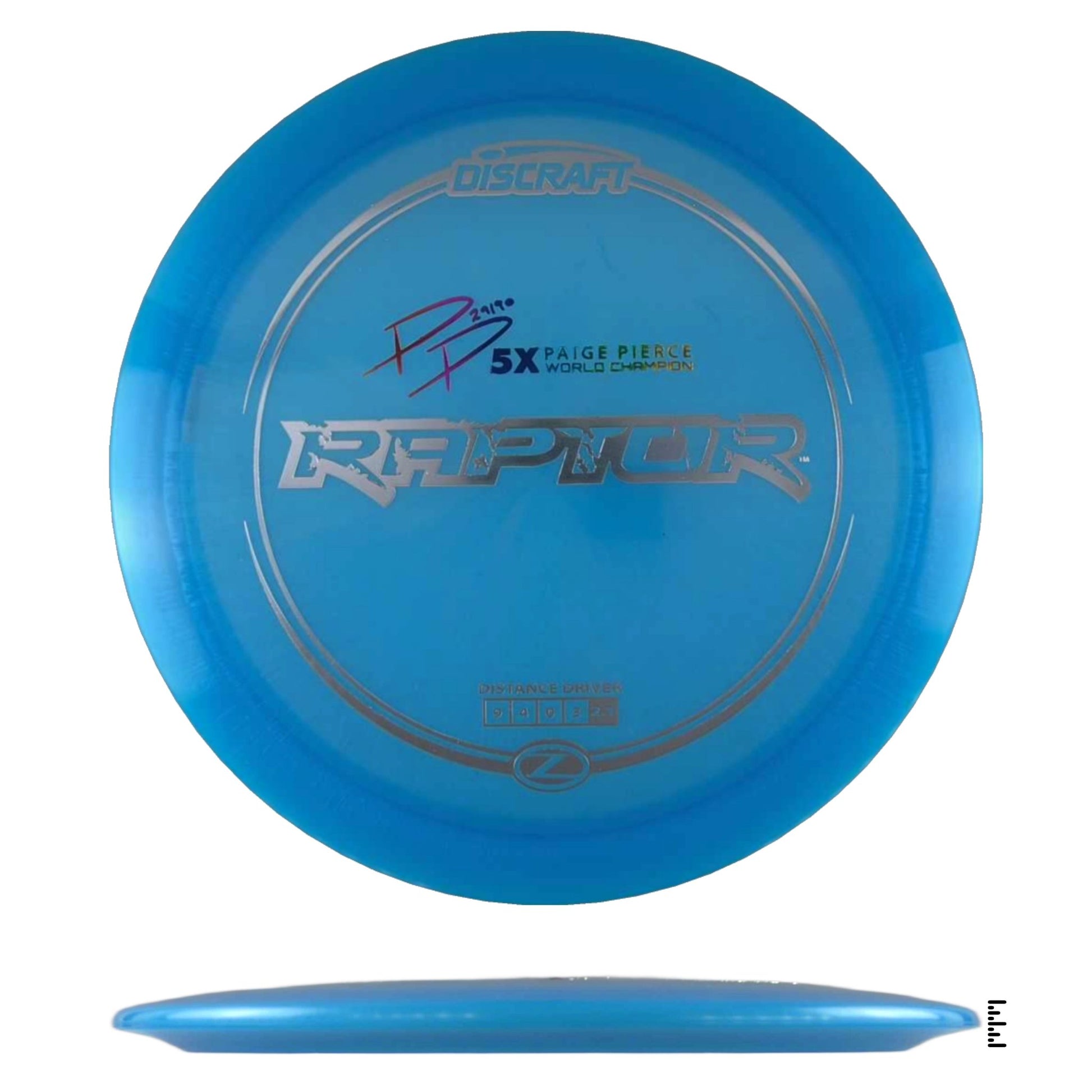 Discraft Z Line Raptor Paige Pierce 5x Edition - Sky Blue - Powergrip USA