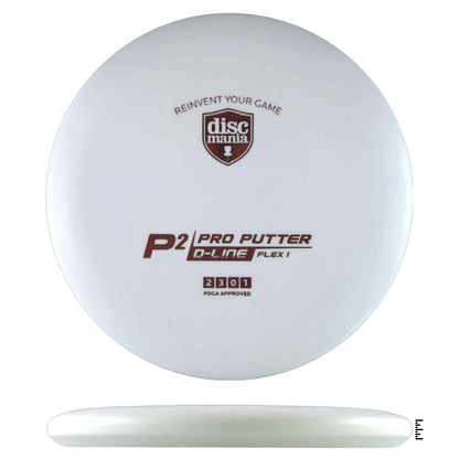 Discmania D - Line Flex 1 P2 Sky God Mini Stamp - White - Powergrip USA