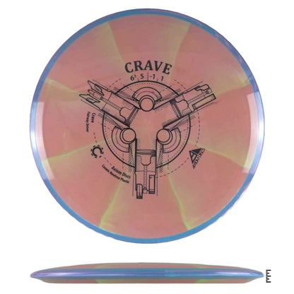 Axiom Discs Cosmic Neutron Crave - Peach / Blue - Powergrip USA