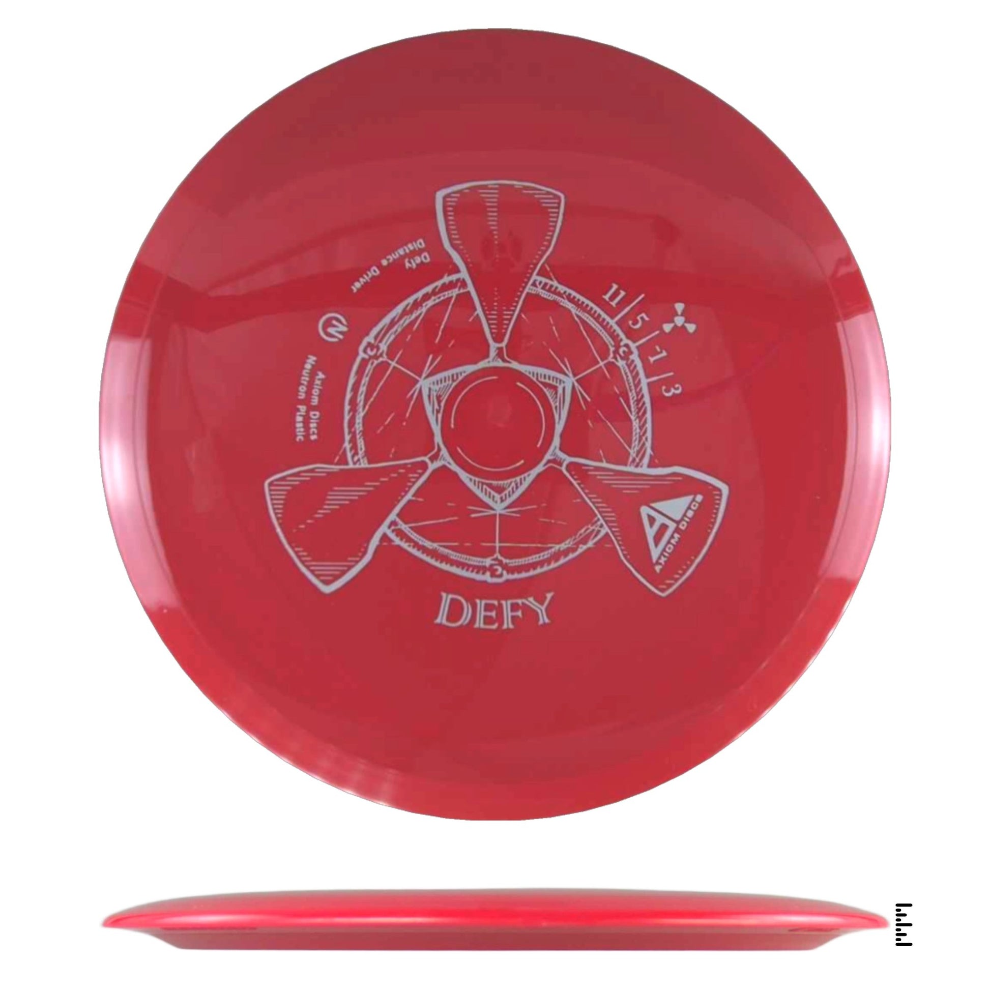 Axiom Discs Neutron Defy - Red - Powergrip USA