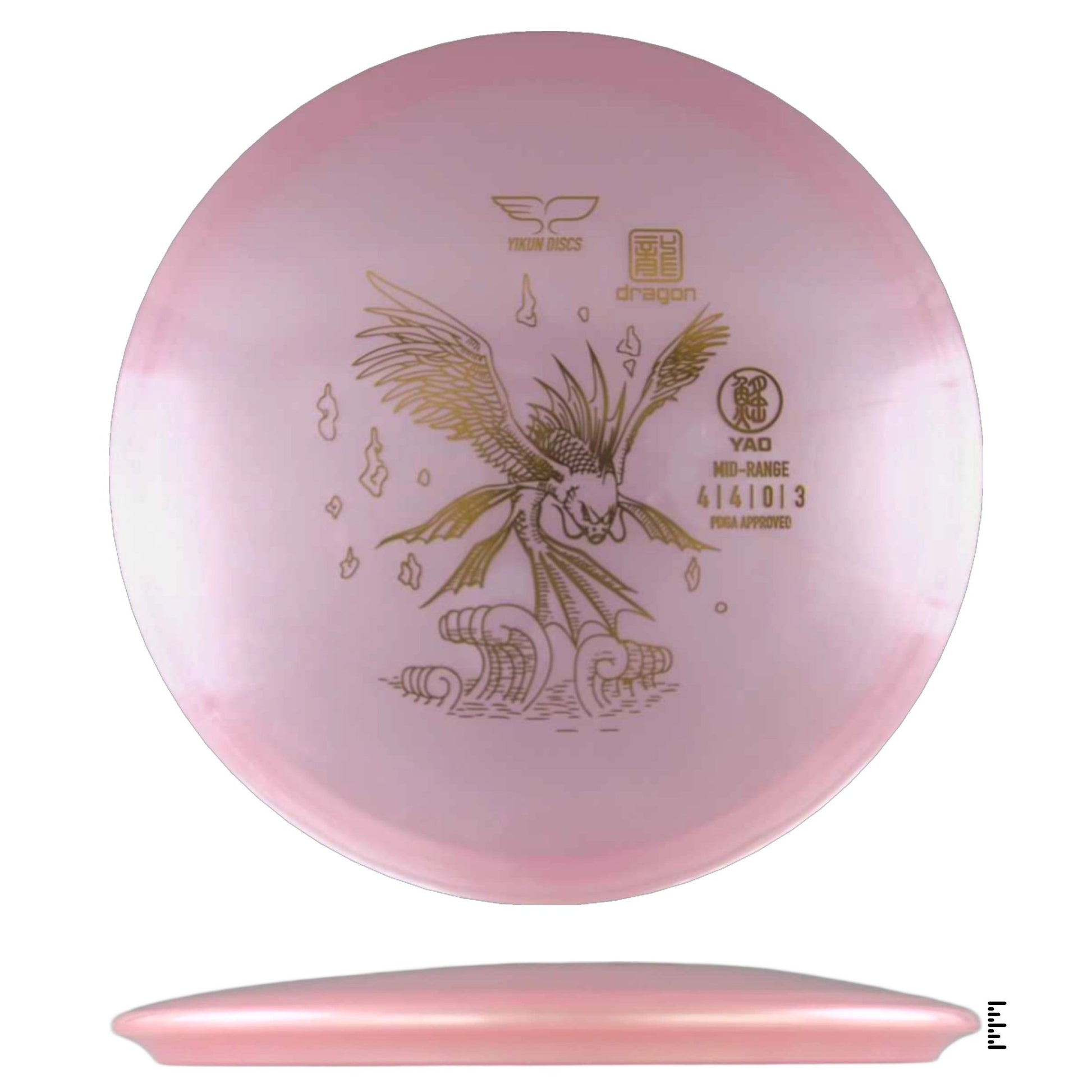 Yikun Discs Dragon Yao - Pink - Powergrip USA