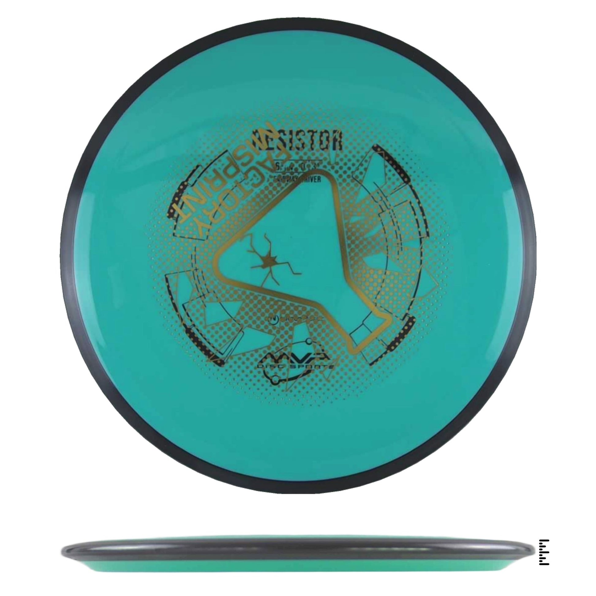 MVP Disc Sports Neutron Resistor Factory Misprint - Turquoise - Powergrip USA