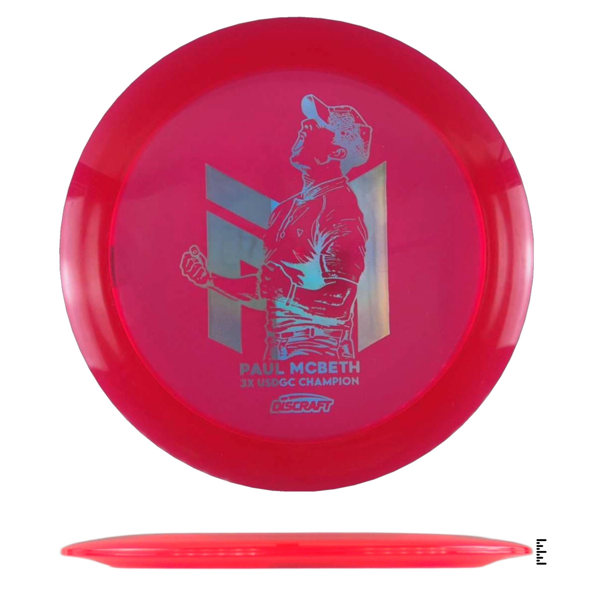 Discraft Cryztal Hades - Used - Red - Powergrip USA