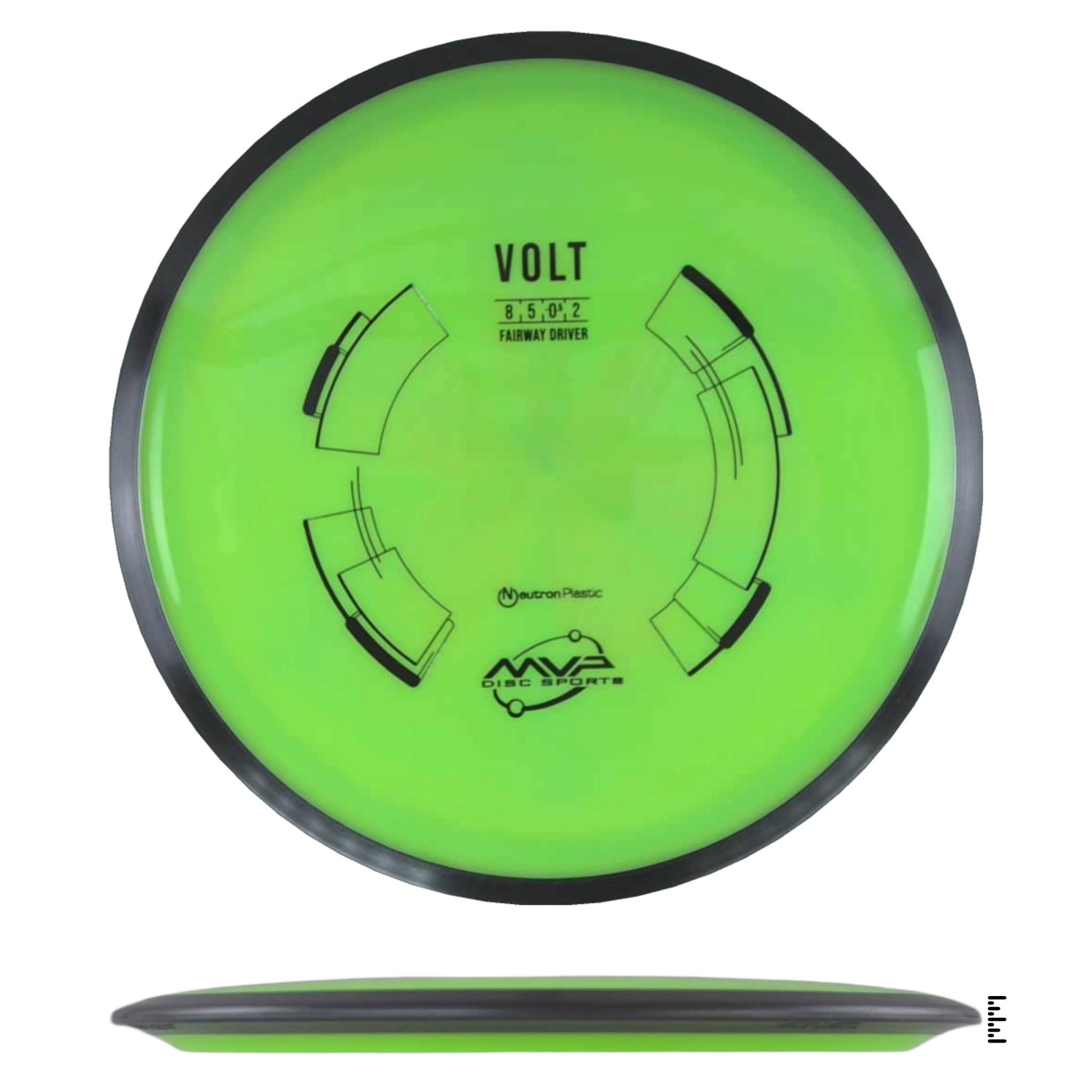 MVP Disc Sports Neutron Volt - Lime - Powergrip USA