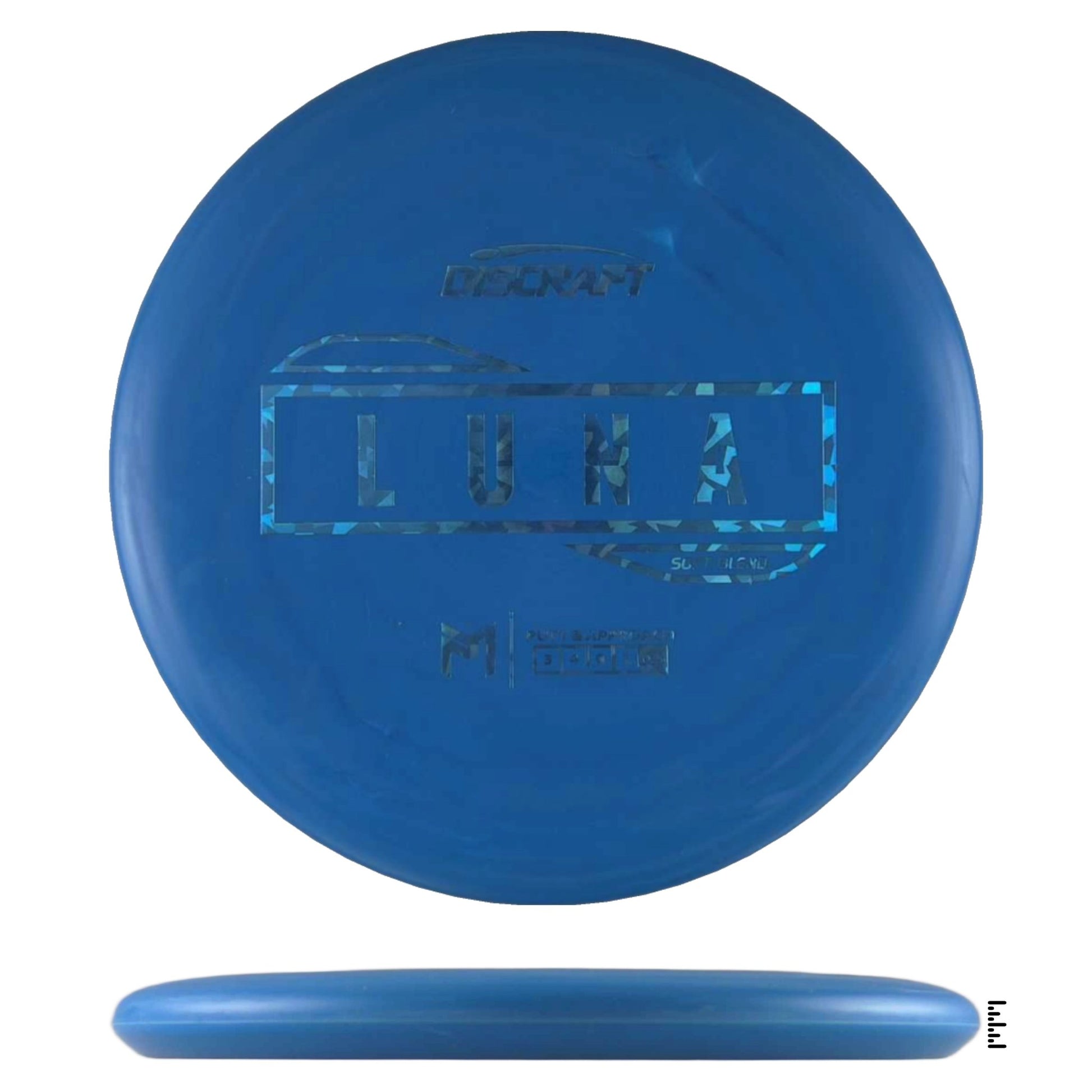 Discraft Putter Line Soft Luna - Blue - Powergrip USA