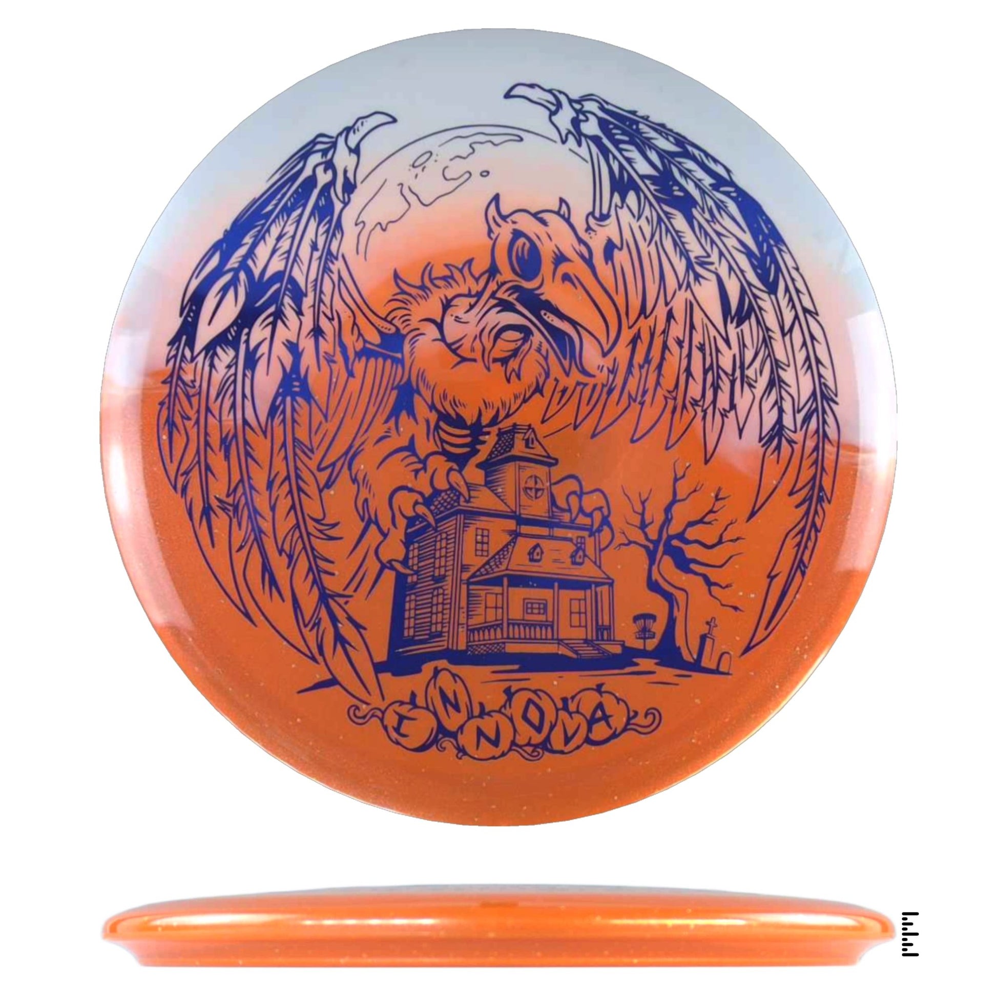 Innova Duo Roc3 - 2025 Halloween Edition - White / Orange - Duo - Powergrip USA