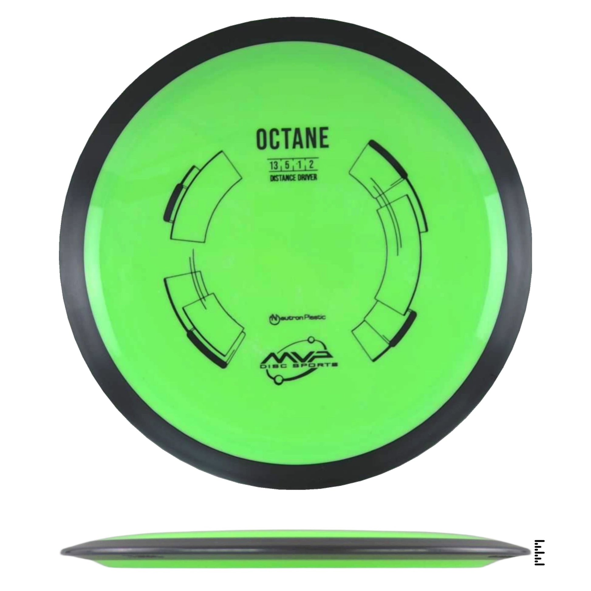 MVP Disc Sports Neutron Octane - Light Green - Powergrip USA