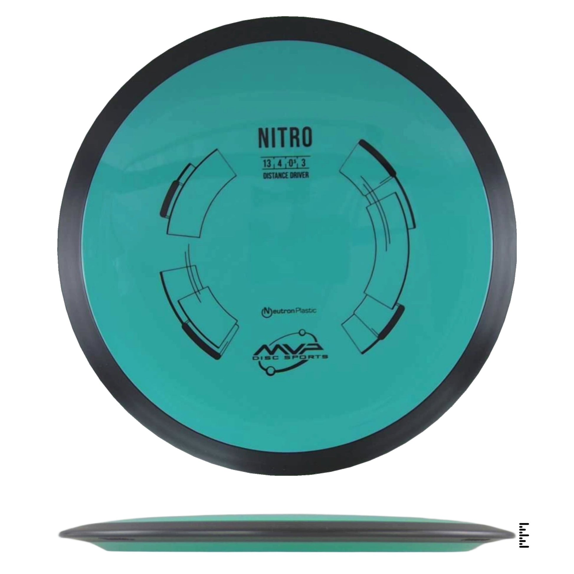 MVP Disc Sports Neutron Nitro - Aquamarine - Powergrip USA