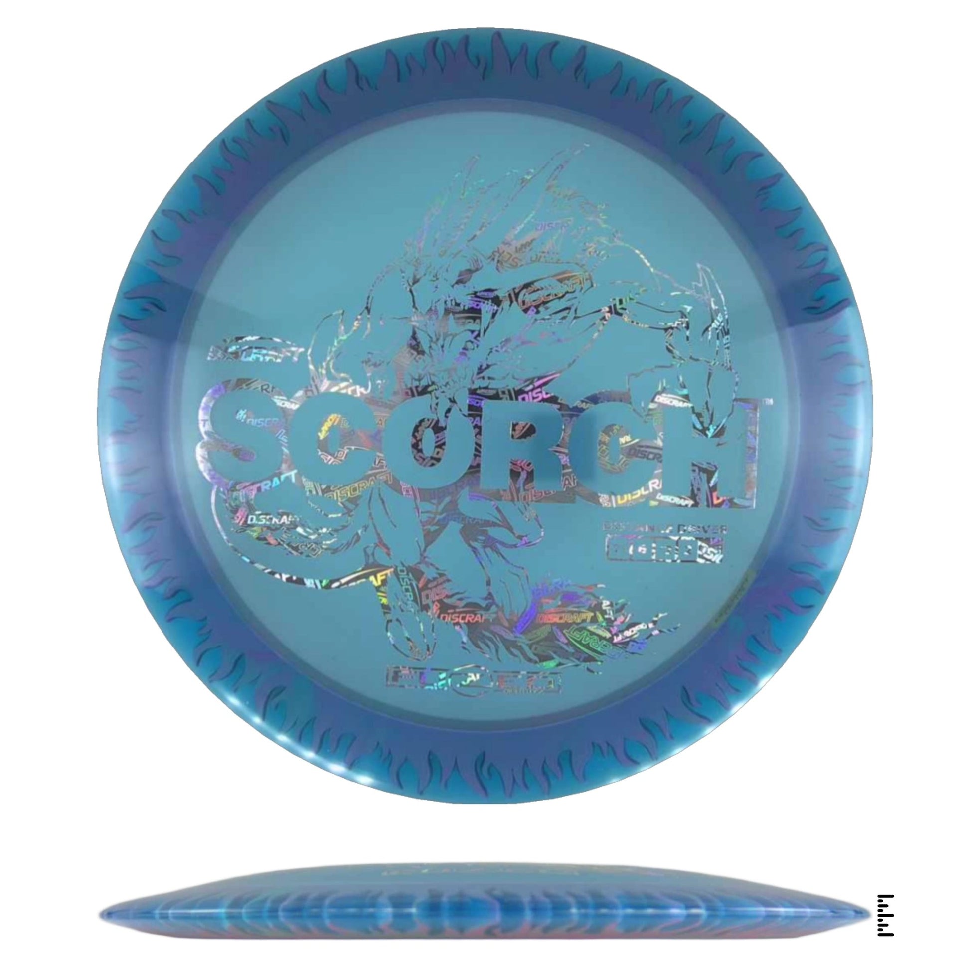 Discraft Fuzed Line Scorch - Blue / Pink - Powergrip USA